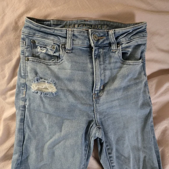 American Eagle High Rise Flare Jeans - Picture 3 of 5